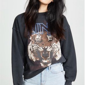 Anine Bing Tiger Sweatshirt. Size XS